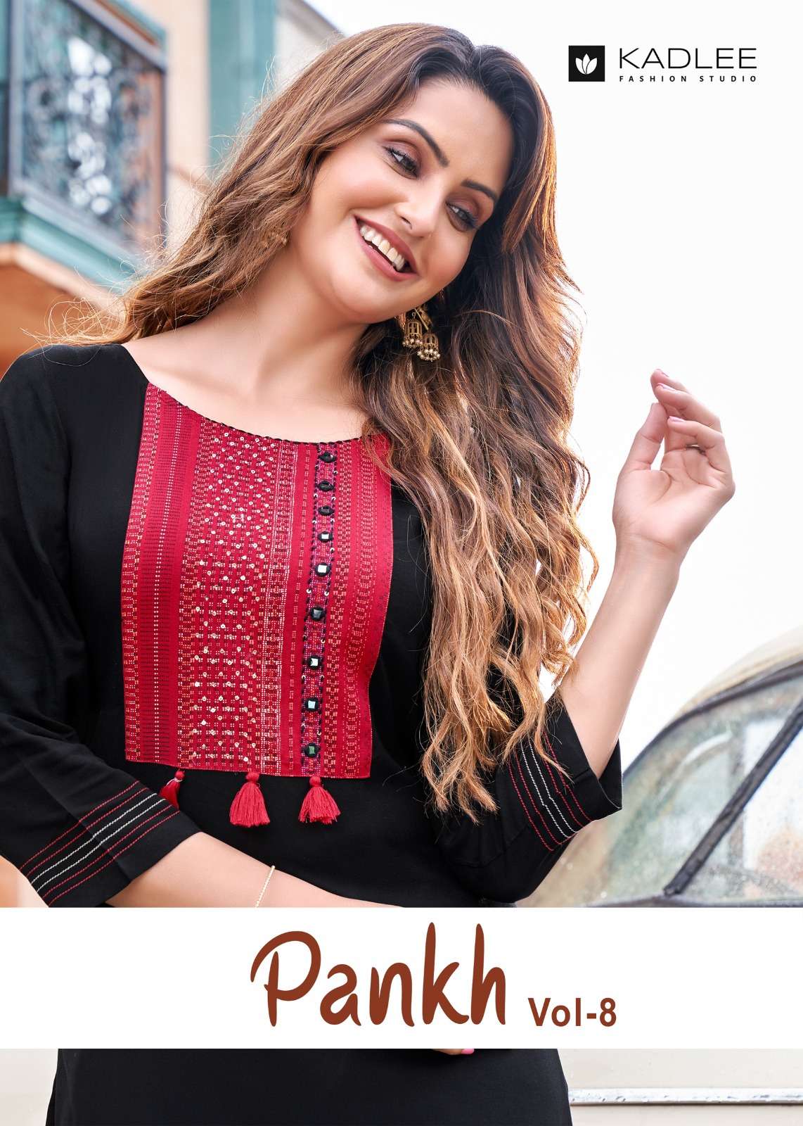 KADLEE PANKH VOL 8 HEAVY RAYON KURTIS AT WHOLESALE PRICE