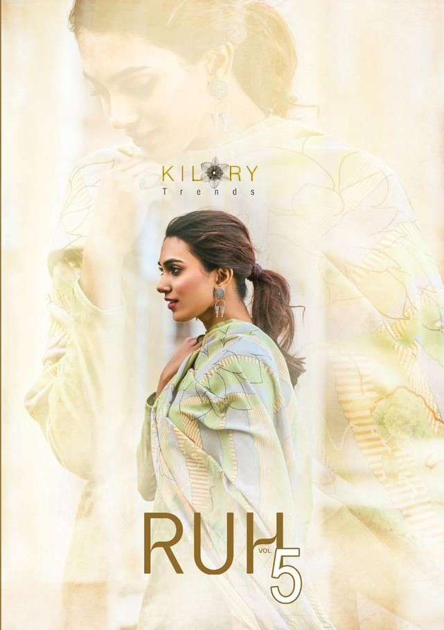 KILORY TRENDZ RUH VOL 5 PURE JAM COTTON SALWAR SUITS AT WHOL...