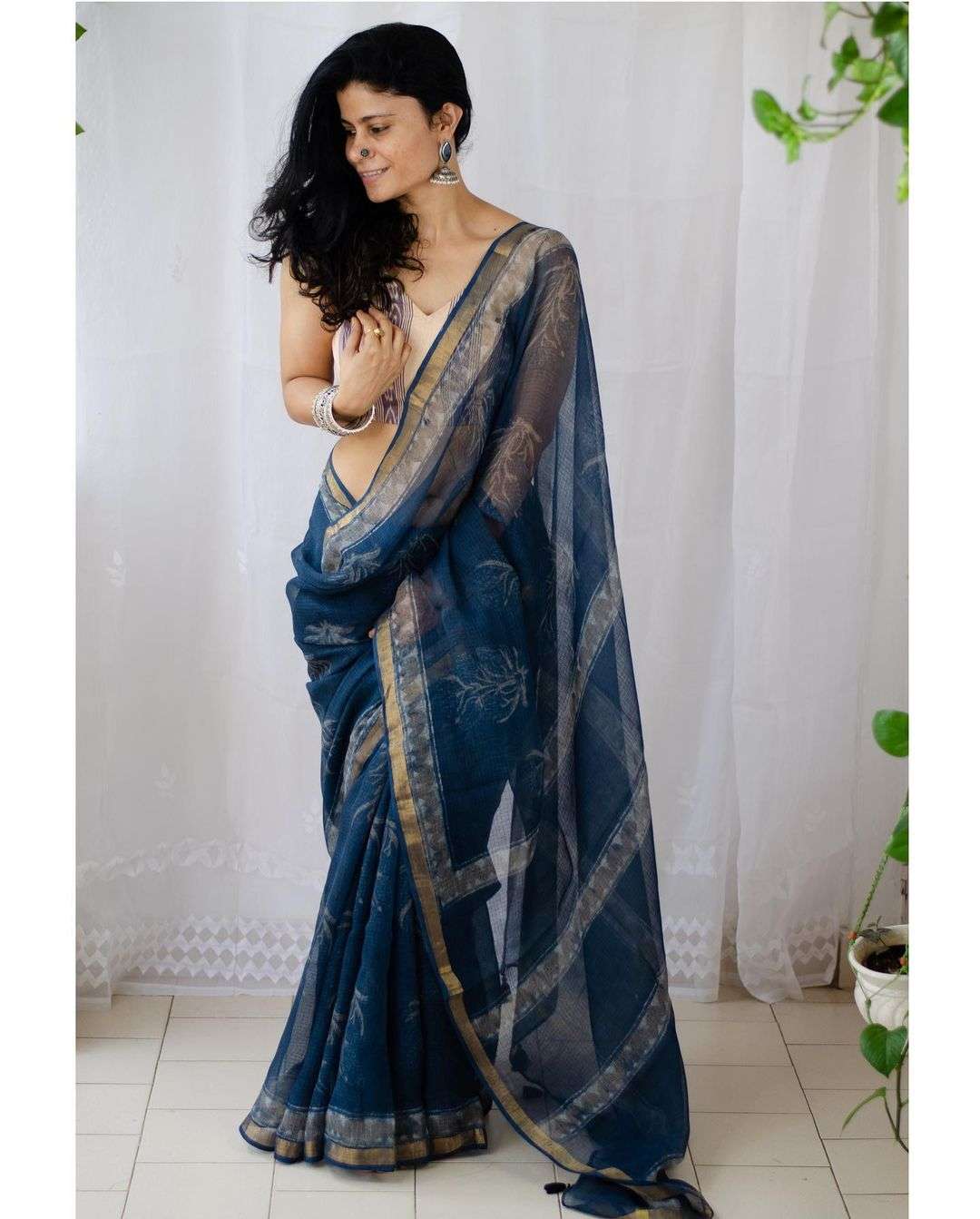 Kota Doriya With Printed summer wear best saree collection a...