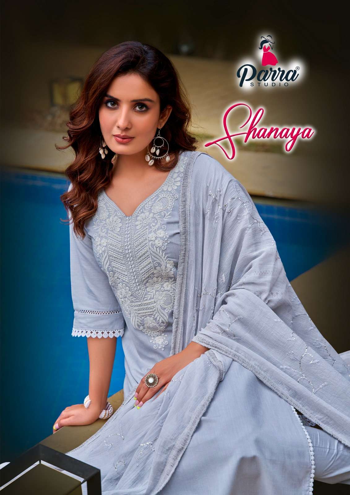 PARRA STUDIO SHANAYA VOL 1 PURE COTTON WITH EMBROIDERY FULLY...