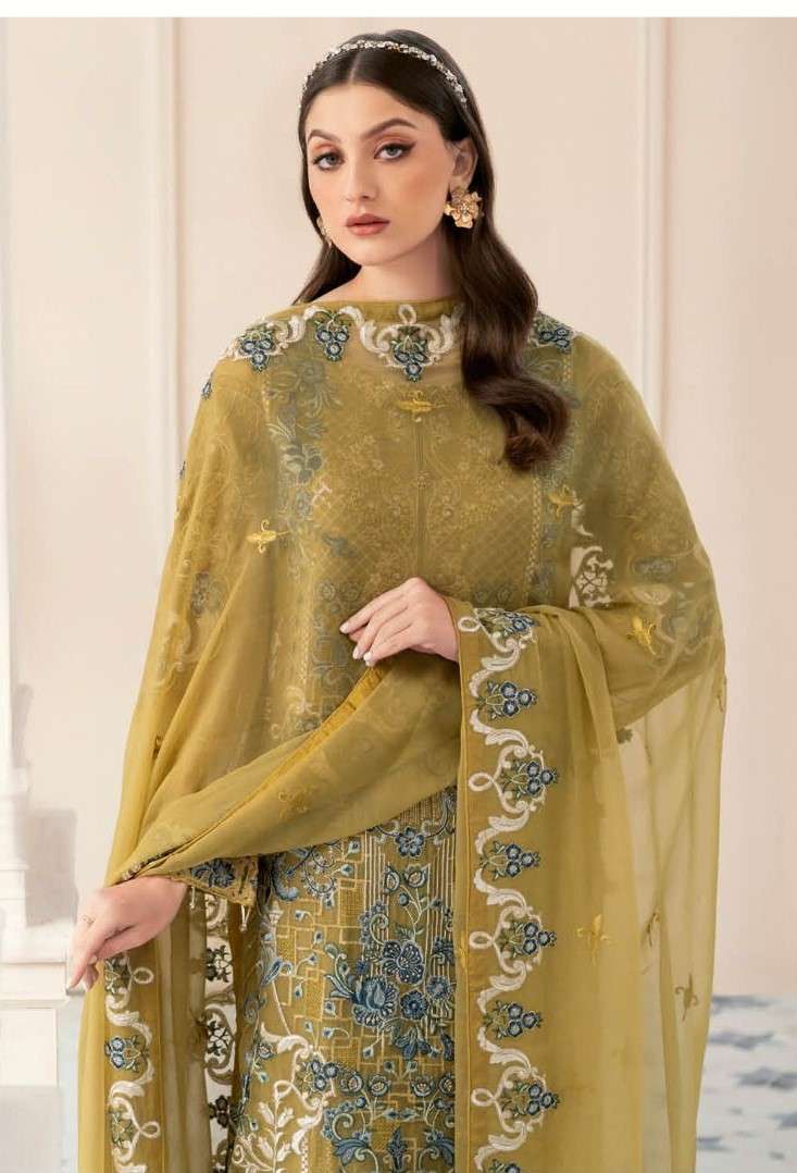 SERINE S 116 FAUX GEORGETTE SALWAR SUITS COLLECTION AT WHOLE...