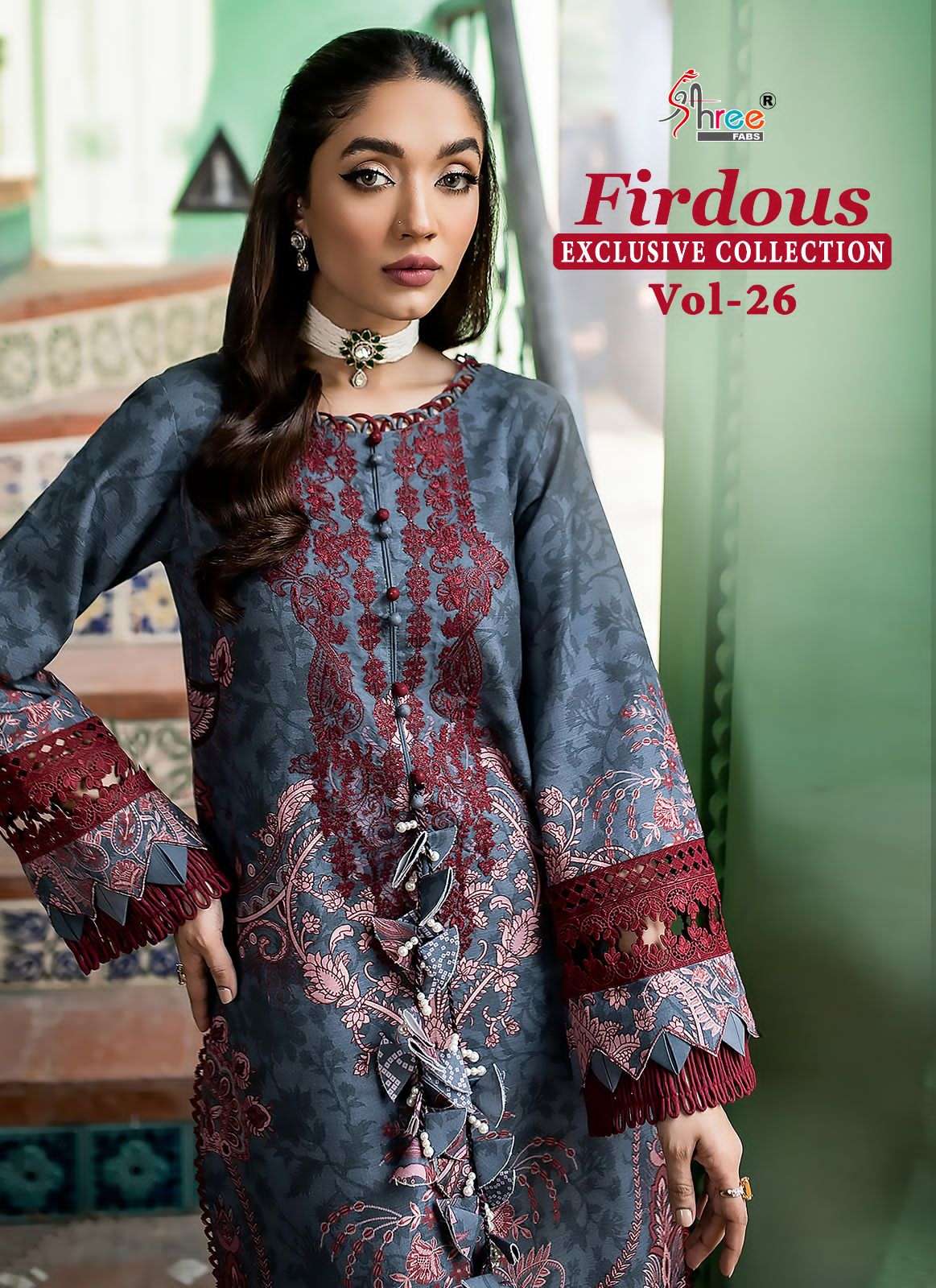 SHREE FABS FIRDOUS EXCLUSIVE COLLECTION VOL 26 PURE COTTON S...