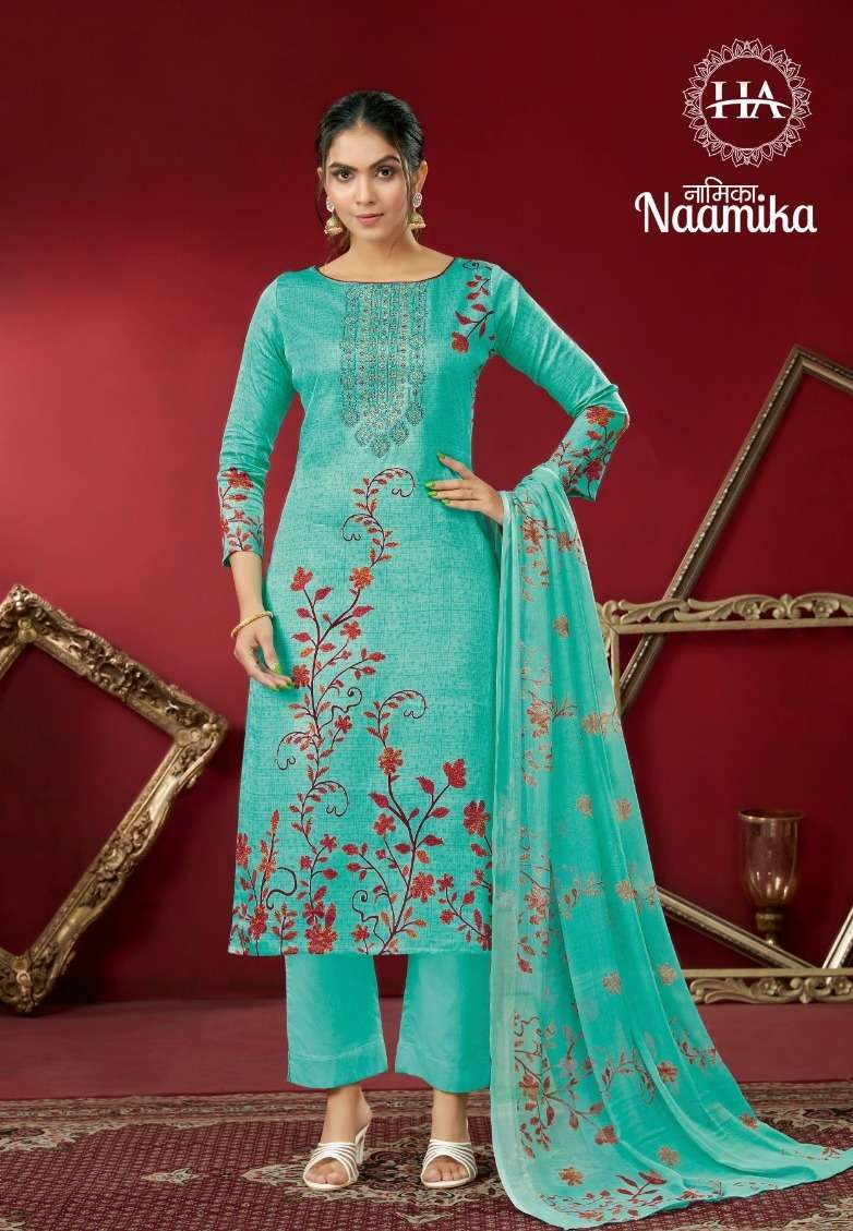 Alok suits Harshit fashion Naamika Jam cotton with Printed f...