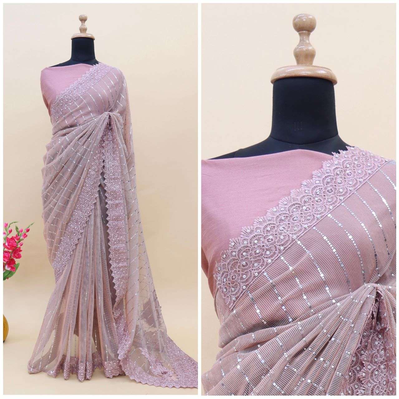 Fancy Mun mun fancy designer Saree collection at wholesale r...