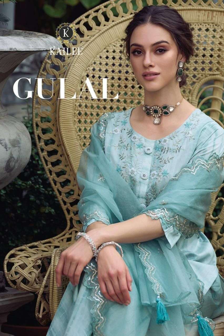 KAILEE FASHION GULAL PURE VISCOSE MUSLIN FULLY STITCHED SUIT...