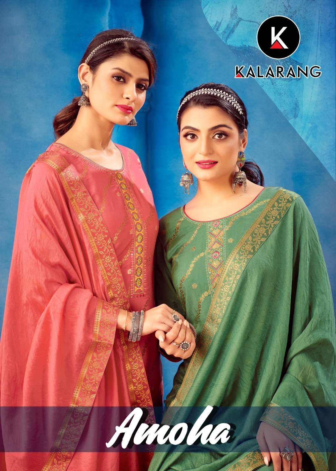 KALARANG AMOHA PURE MUSLIN DOLA SALWAR SUITS AT WHOLESALE RA...