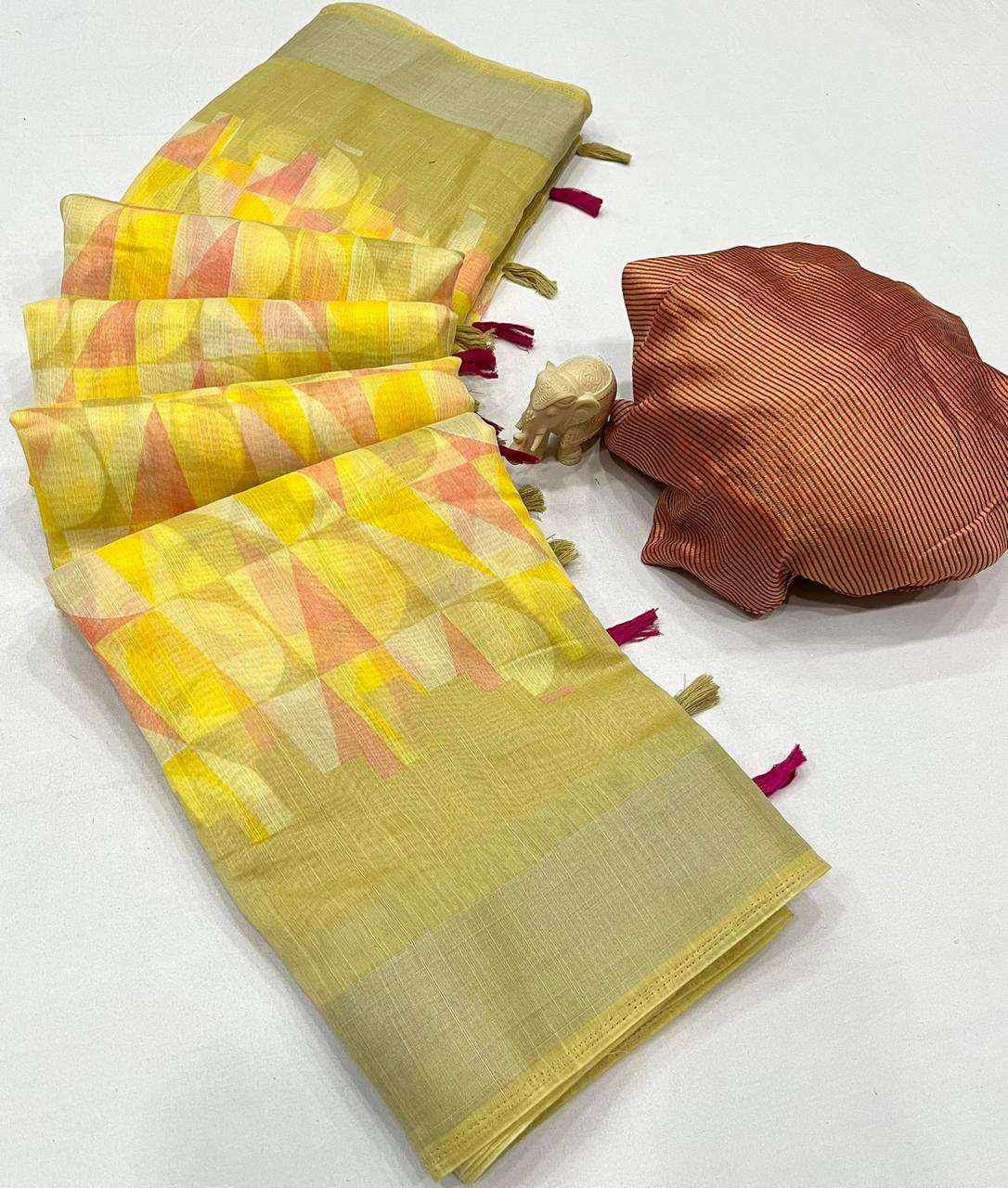 Lt fabrics Kashvi Creation Allesia Cotton with Printed fancy...