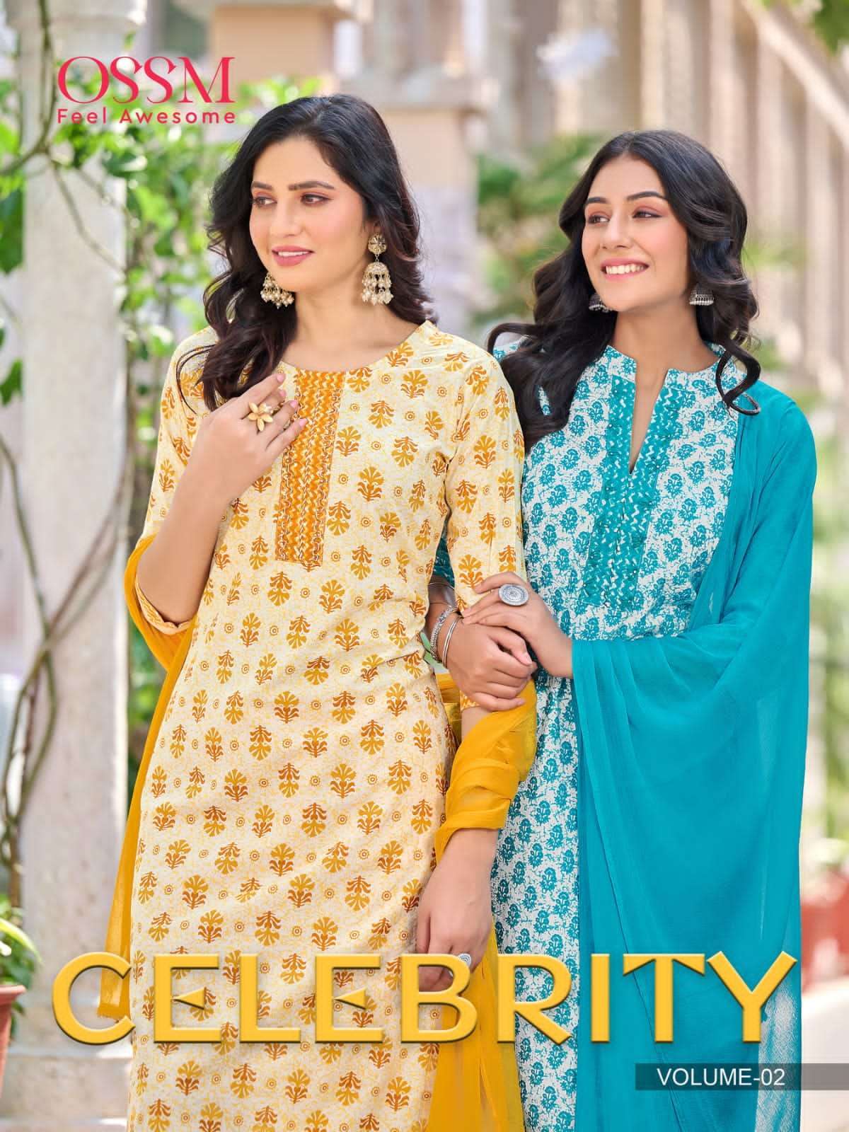 OSSM Celebrity vol 2 Cotton with Printed Readymade suits col...