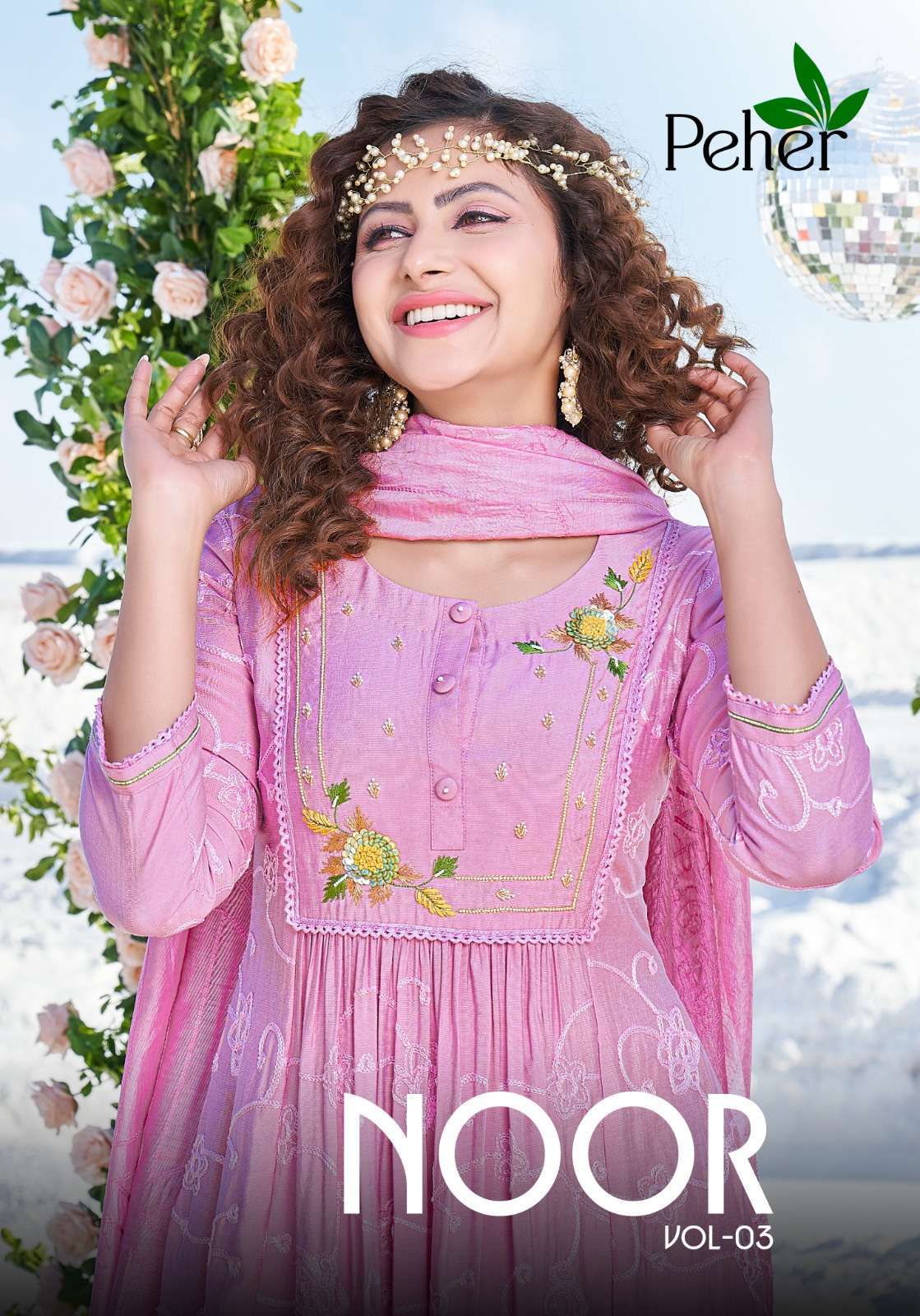 PEHER NOOR VOL 3 MODAL KURTIS COLLECTION AT WHOLESALE PRICE