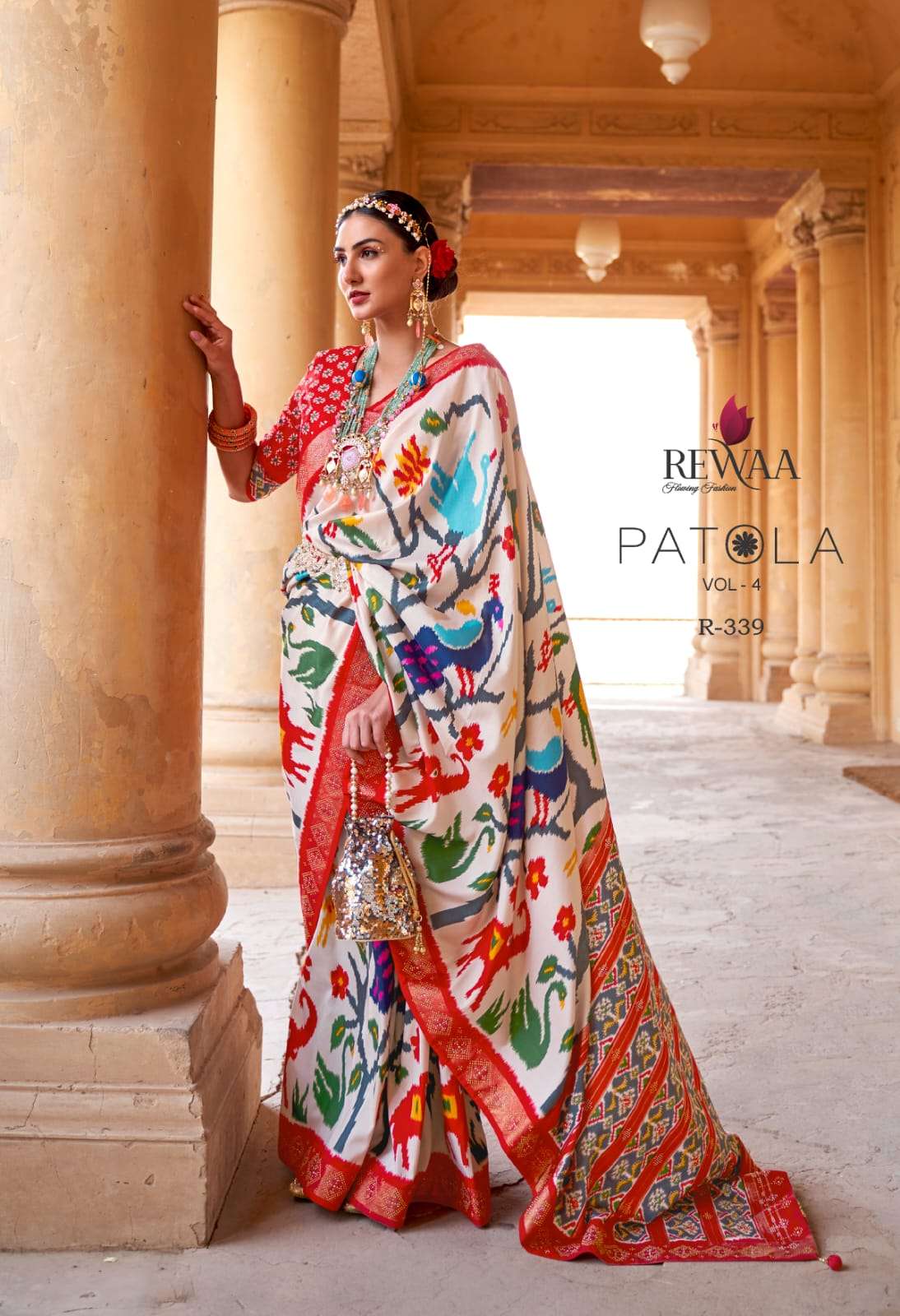 Rewaa Fashion Patola VOl 4 Traditional Patola Design Saree C...