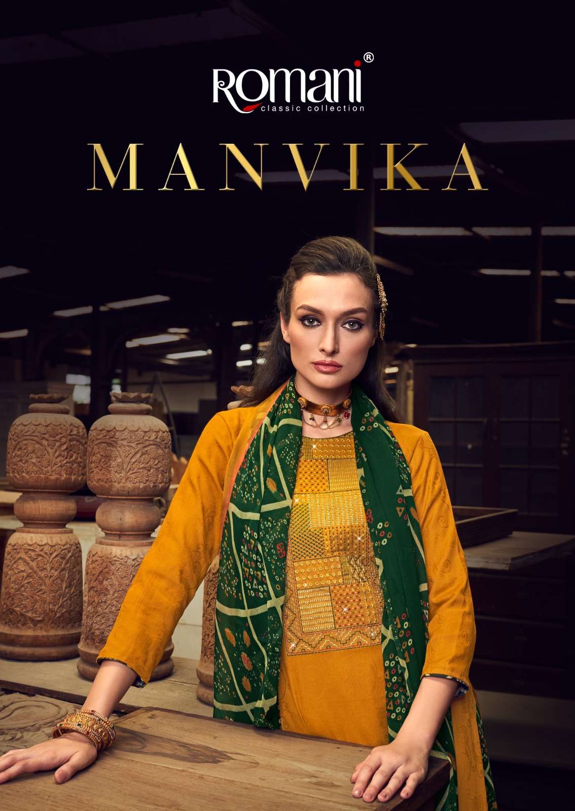 ROMANI MANVIKA PURE SOFT JAM COTTON SALWAR SUITS AT WHOLESAL...