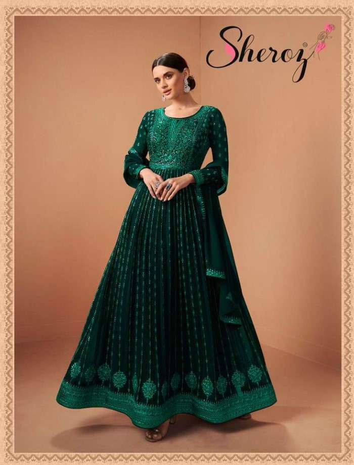 SHEROJ BLOOMING FAUX GEORGETTE SALWAR KAMEEZ WHOLESALE PRICE