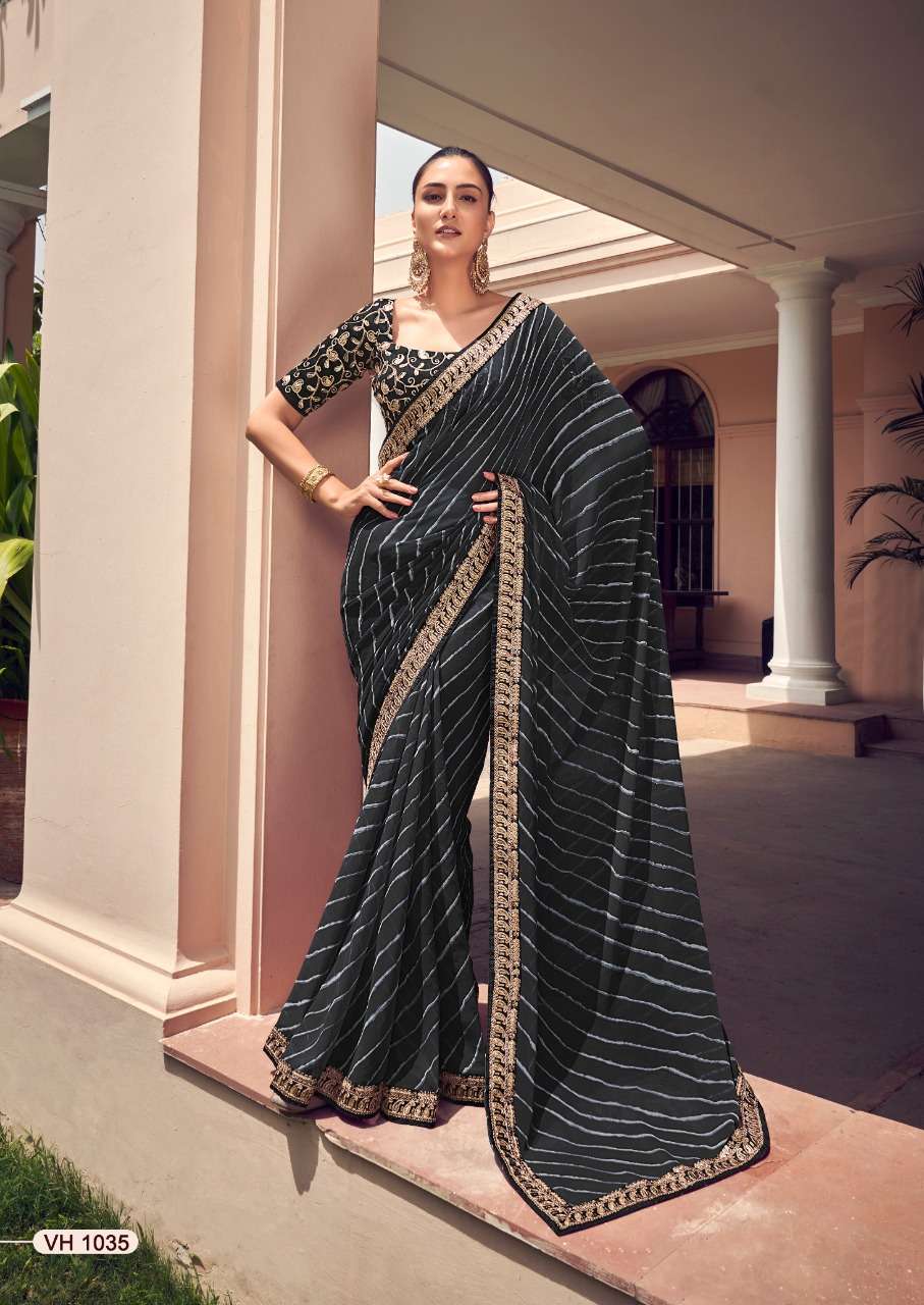STAVAN RIHANA ALL TIME HITS HEAVY GEORGETTE SAREES AT WHOLES...