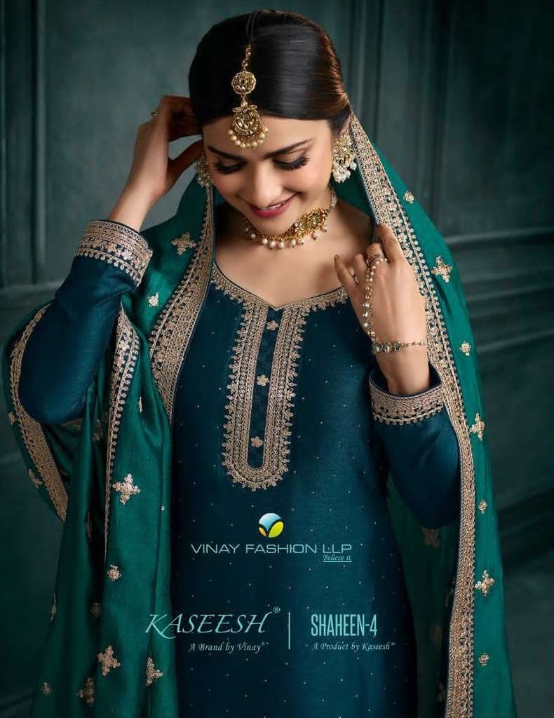 Vinay fashion Shaheen vol 4 Silk Georgette with fancy embroi...