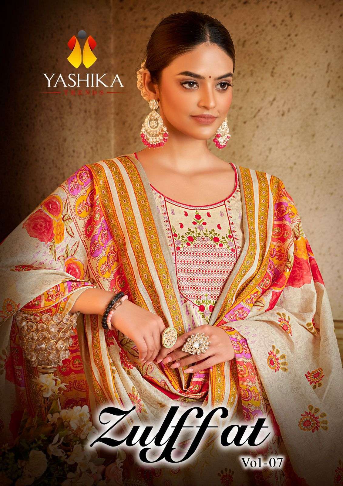 Yashika Trends Zulffat Vol 7 Lawn Cotton with printed Dress ...