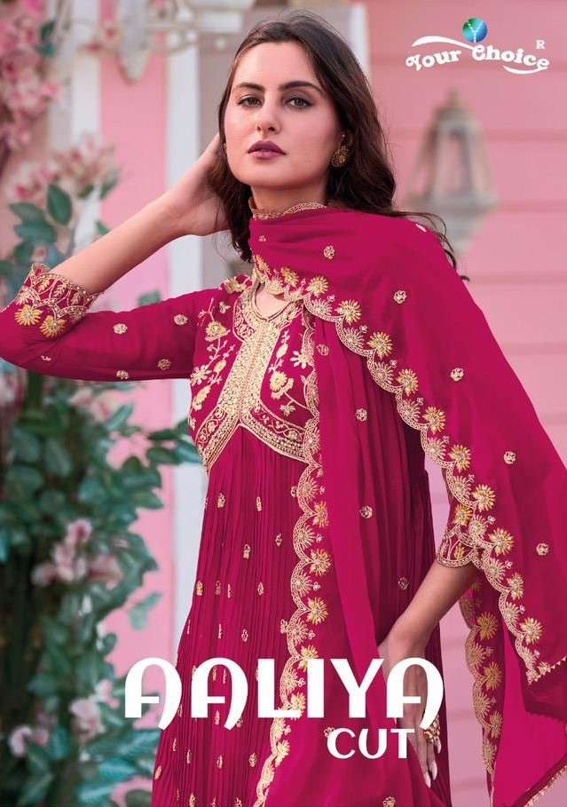 YOUR CHOICE AALIYA CUT BLOOMING GEORGETTE SUITS COLLECTION A...