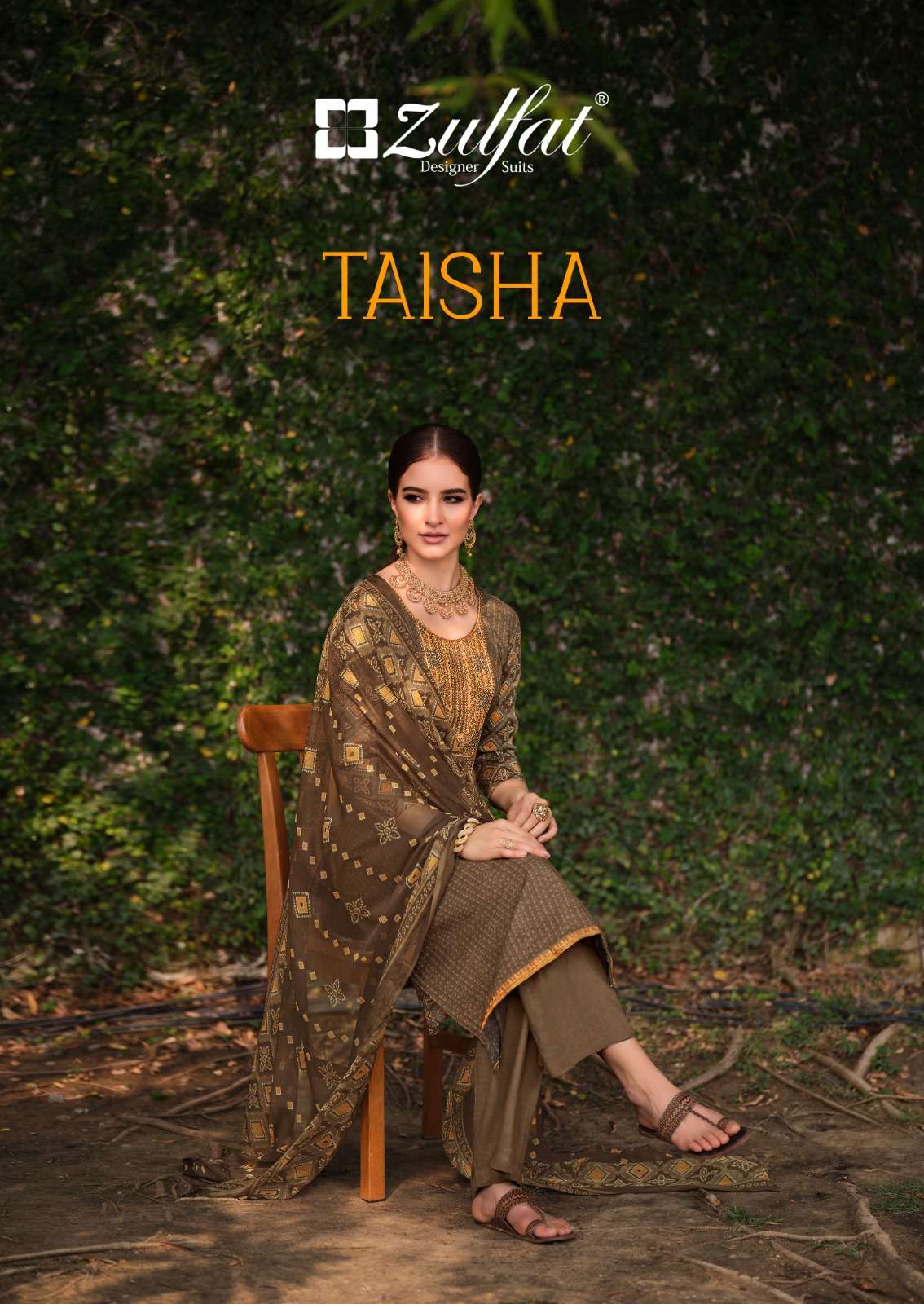 ZULFAT TAISHA PURE VISCOSE RAYON DESIGNER SALWAR KAMEEZ AT W...