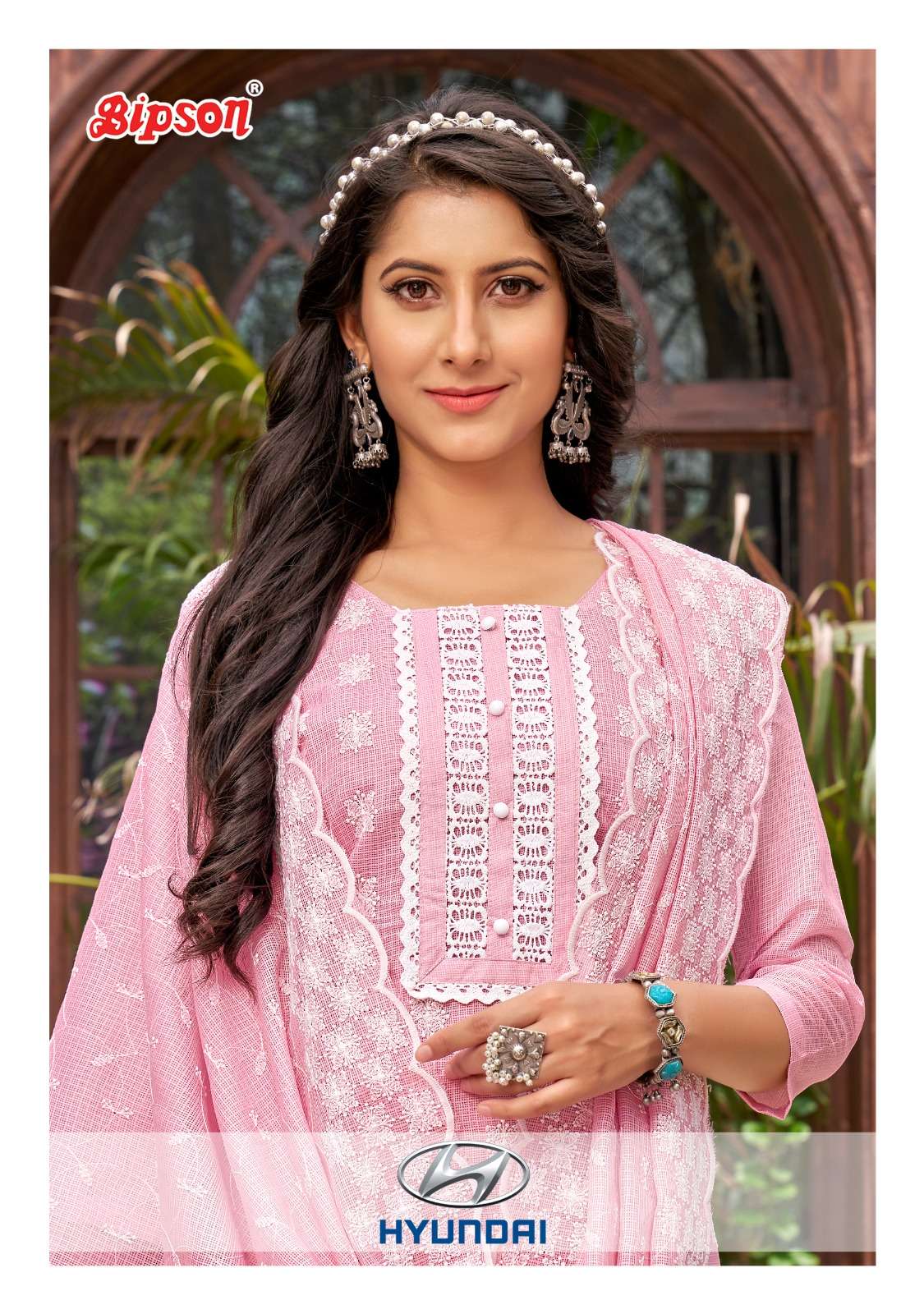 BIPSON HYUNDAI 2139 PURE COTTON WITH EMBROIDERY SALWAR SUITS...