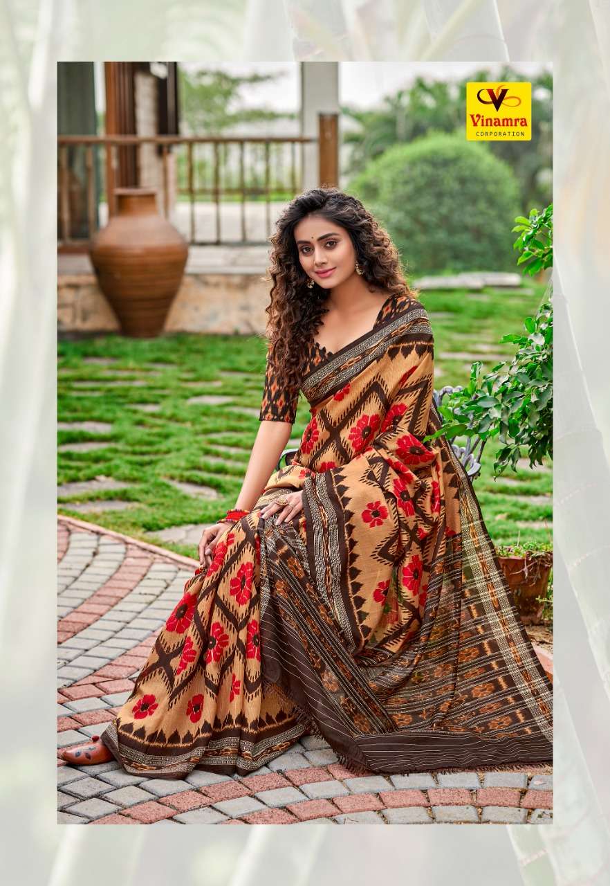 cotton with Ikkat Patola saree collection at best rate