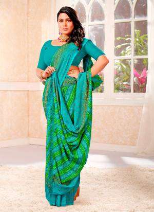 Fancy Fabrics With bandhani Printed saree collection