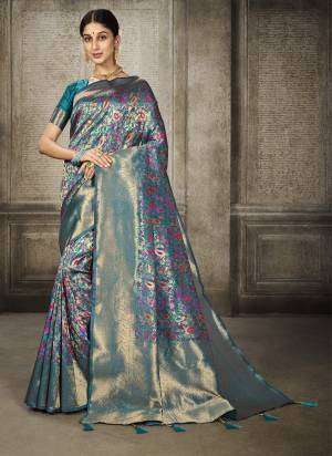 Fancy Look Banarasi silk with Fancy Jacquard Weaving Design ...