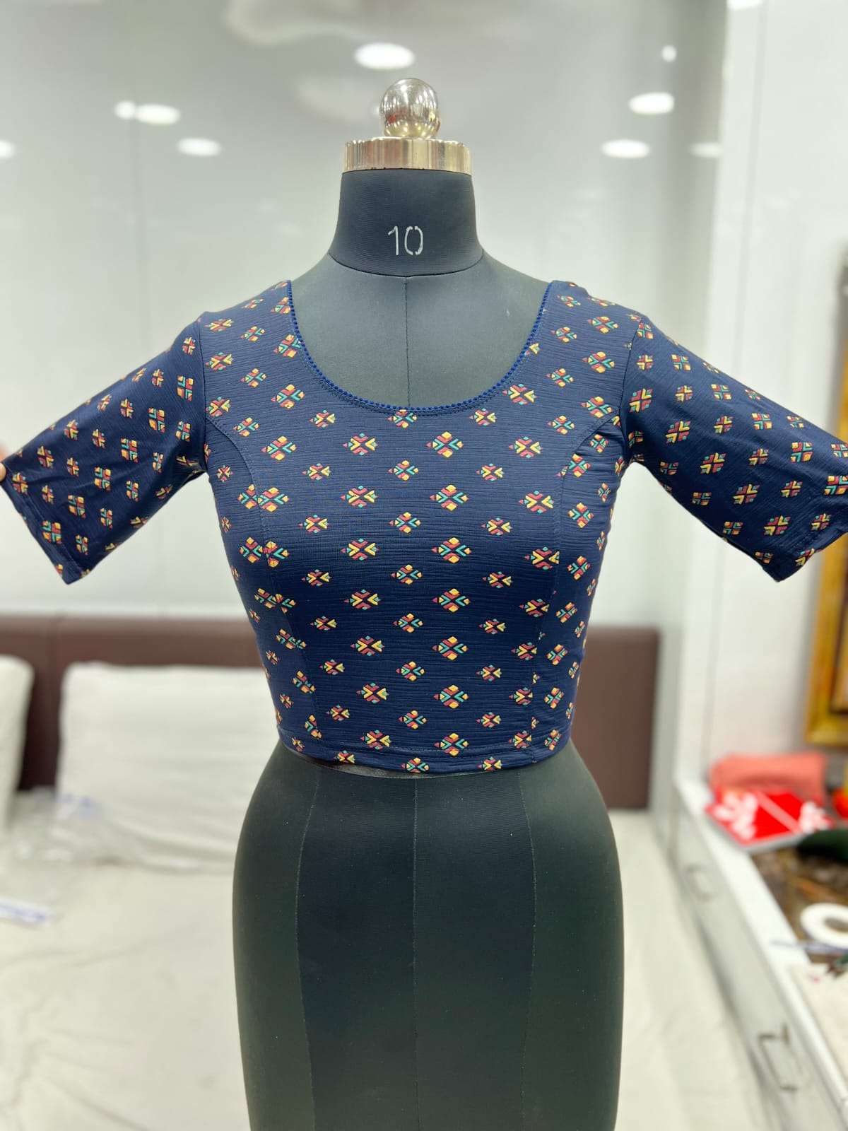 FullyStich Lycra with Printed fancy BLouse collection