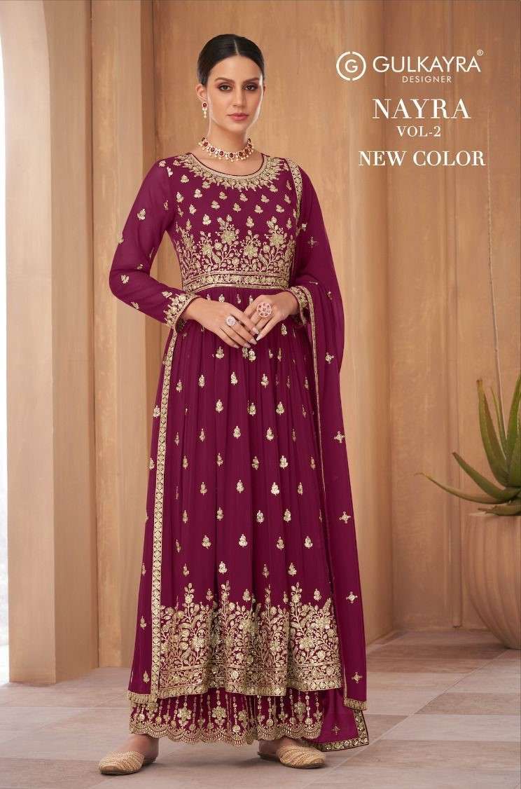 GULKAYRA DESIGNER NAYRA VOL 2 BLOOMING GEORGETTE SALWAR SUIT...