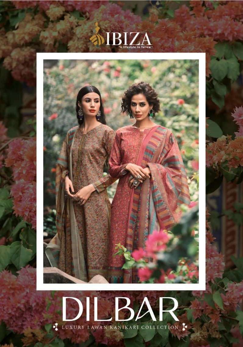 IBIZA DILBAR PURE LAWN COTTON EMBROIDERY SALWAR KAMEEZ AT WH...