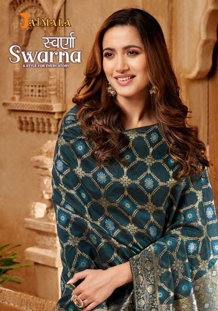 JAIMALA SWARNA PURE JAM COTTON EMBROIDERY SUITS WHOLESALE PR...