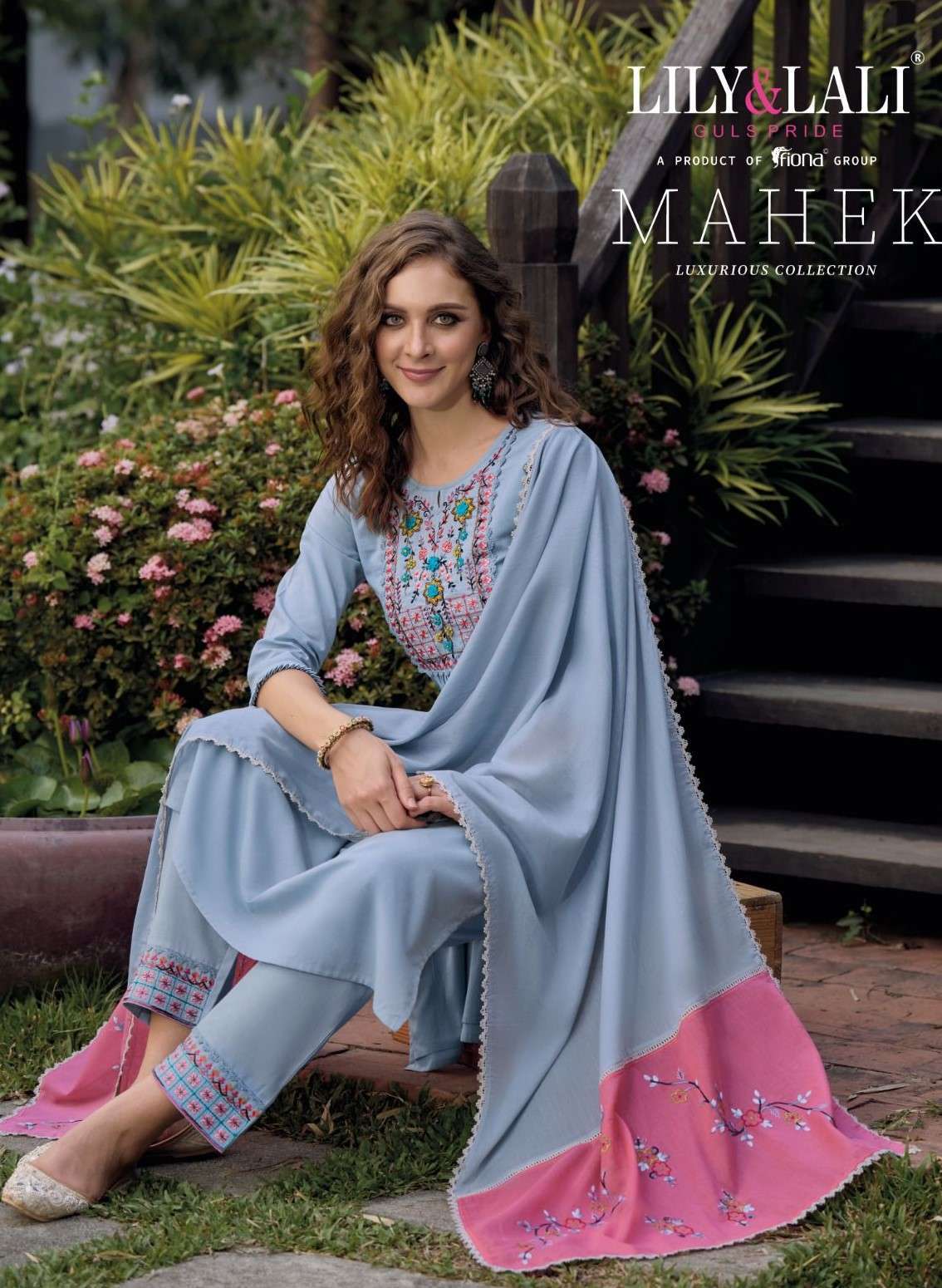 LILY & LALI MAHEK PURE COTTON EMBROIDERY READYMADE SUITS AT ...