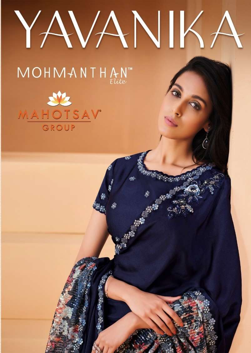 Mahotsav Mohmanthan 22900 Yavanika Fancy Look Designer weddi...