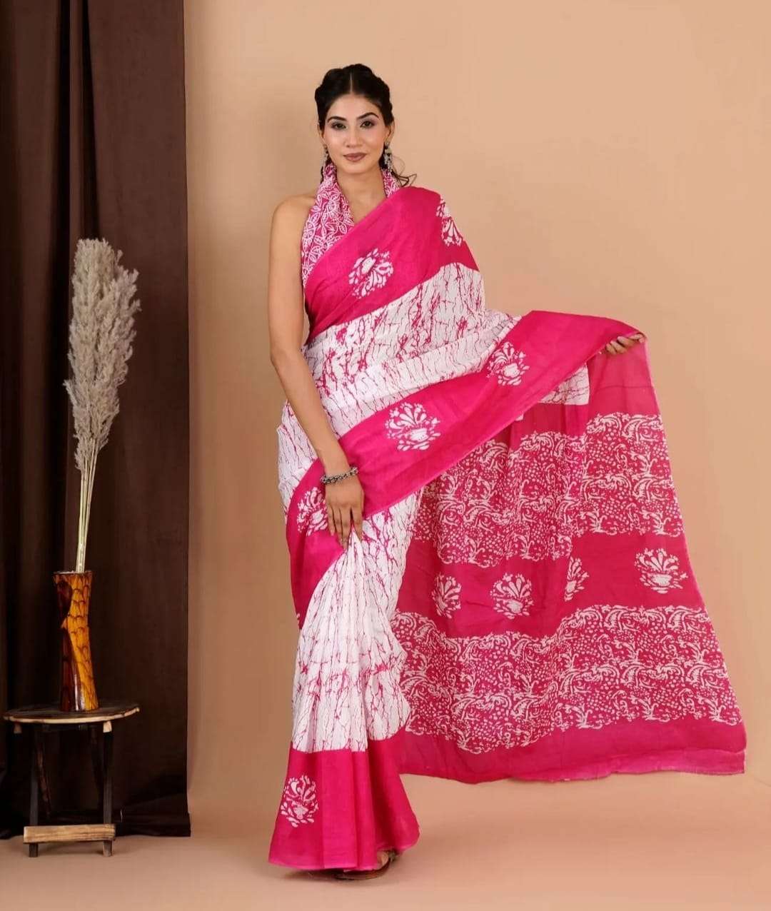 Mono Cotton with Digital Printed Regular wear saree collecti...