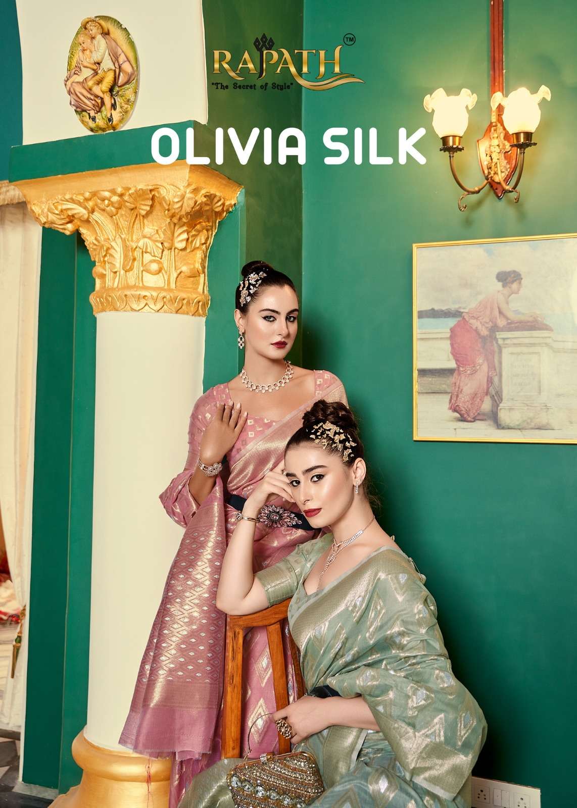 Rajpath OLIVIA SILK Cotton with fancy look saree collection ...