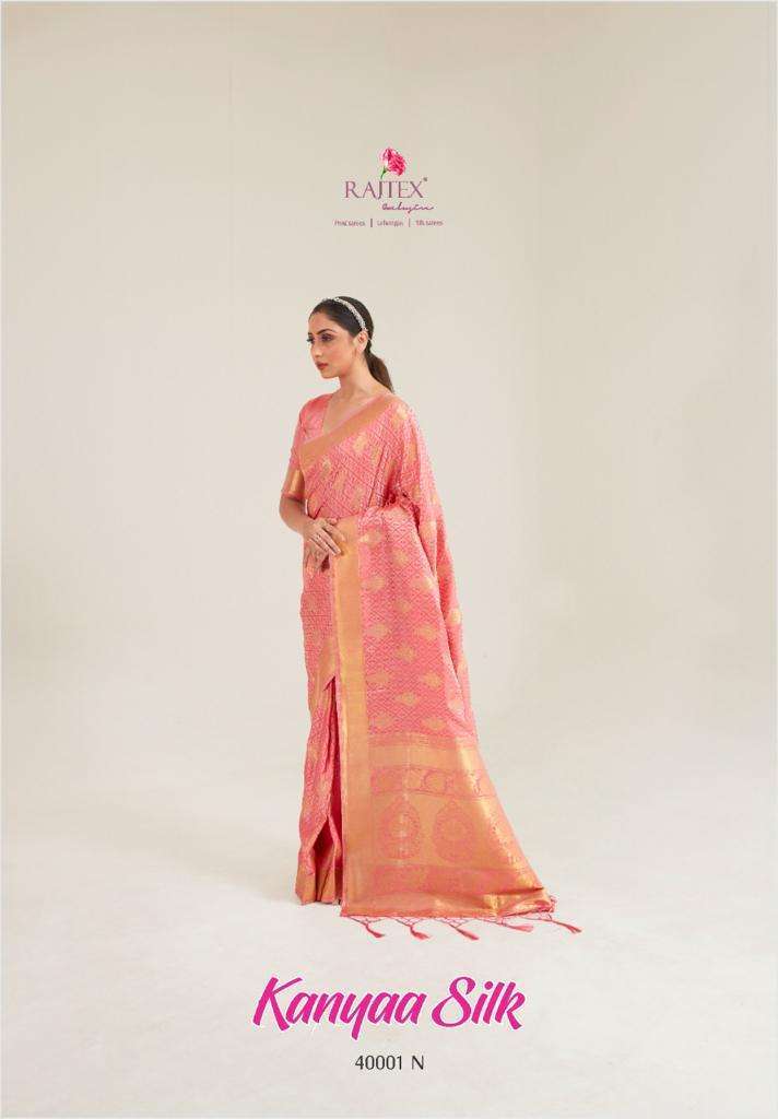 Rajtex Kanyaa Silk with weaving design saree collection at b...
