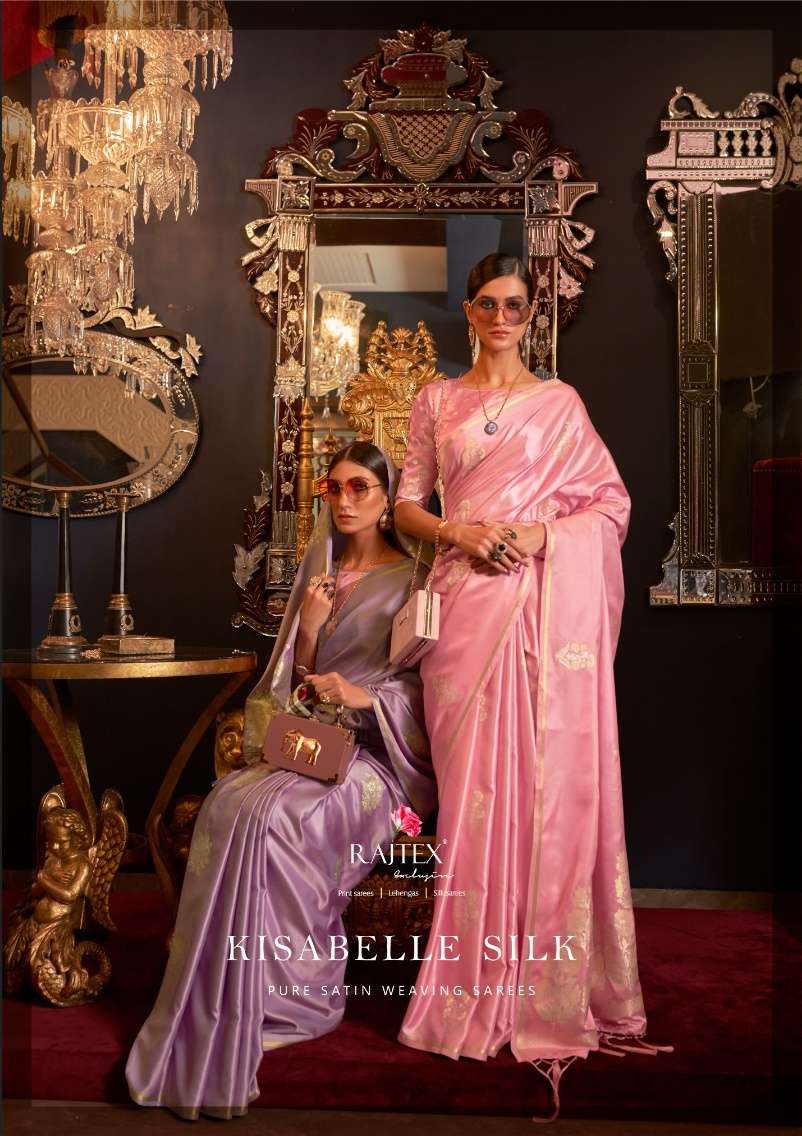 Rajtex Kisabelle Satin Silk With Party wear saree collection
