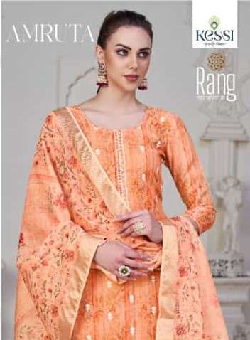 RANG AMRUTA EXCLUSIVE PRINTED LINEN SALWAR SUITS AT WHOLESAL...