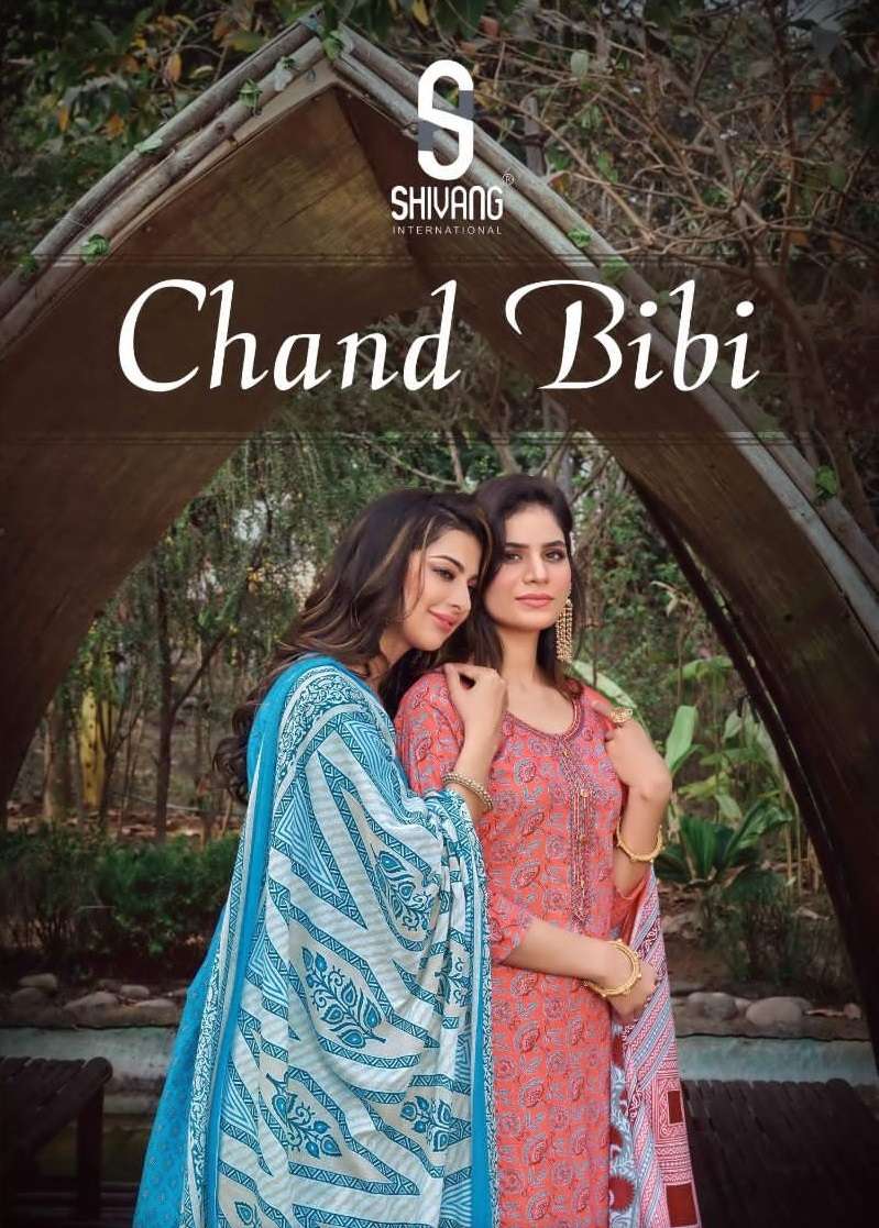 SHIVANG CHAND BIBI PURE COTTON CAMBRIC PRINT SALWAR KAMEEZ W...