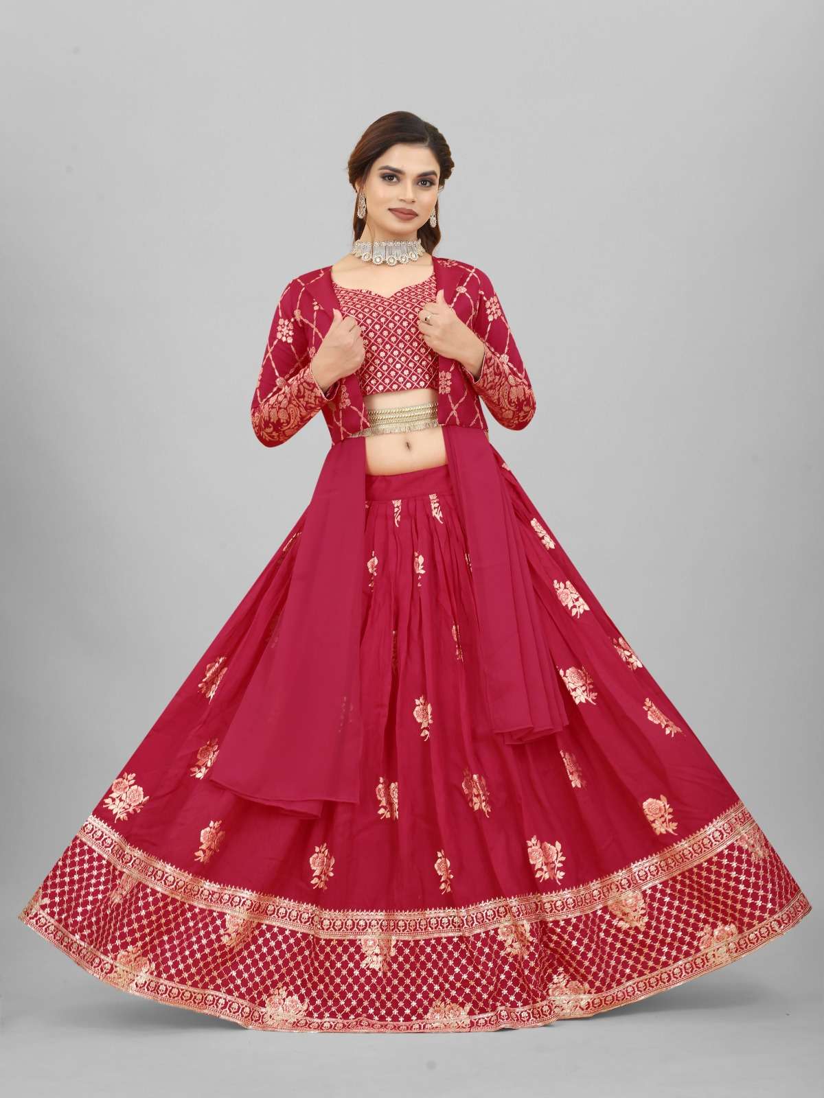 Traditional Function Wear Cotton with Heavy Embroidery work ...