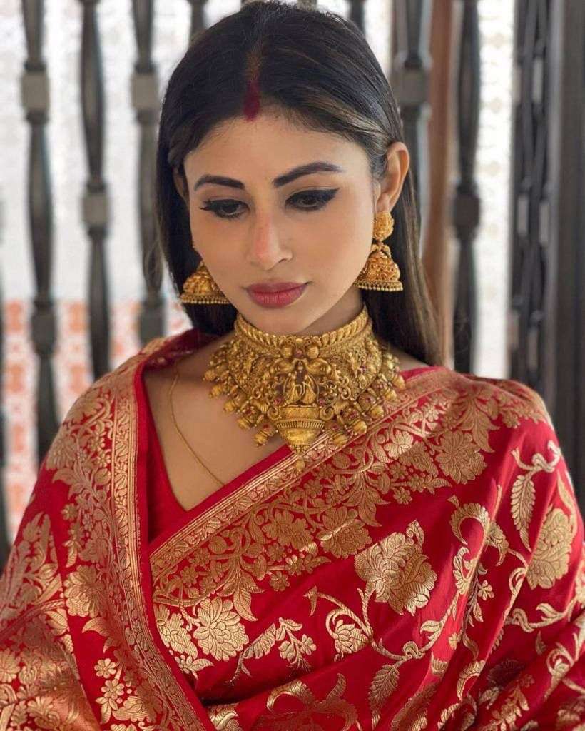 Wedding wear Special red color with soft banarasi silk saree...