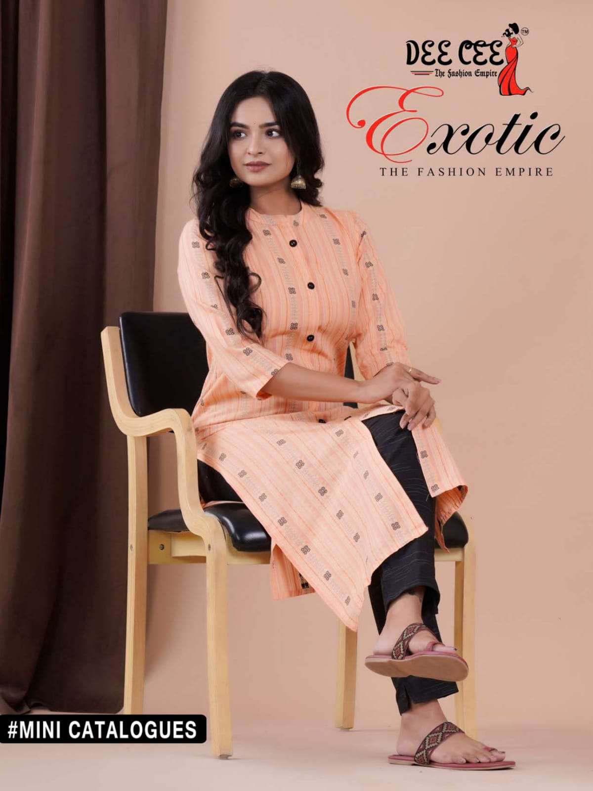 DEECEE EXOTIC COTTON DYED KURTIS WITH PANT AT WHOLESALE PRIC...