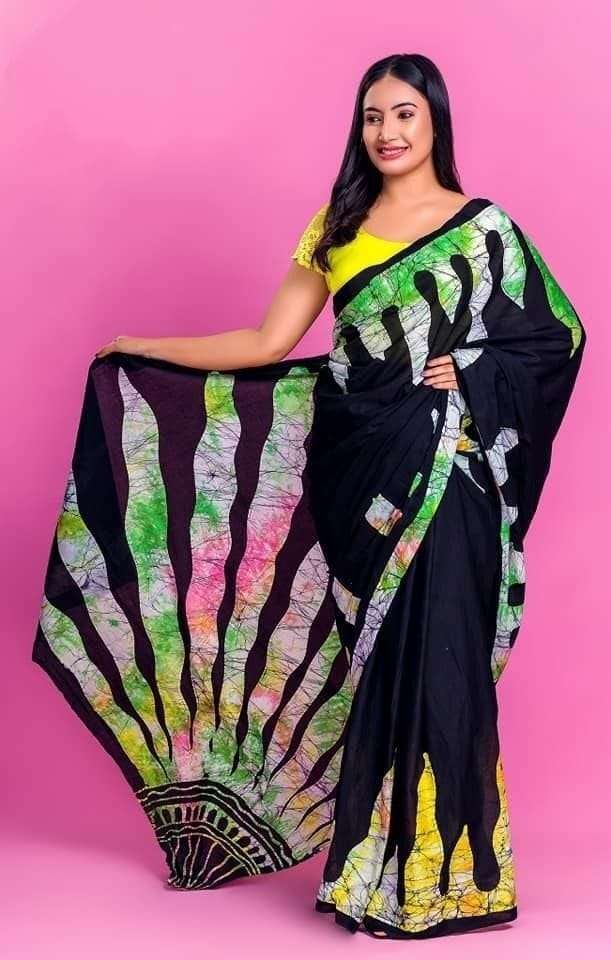Digital Printed with silk fancy look saree collection