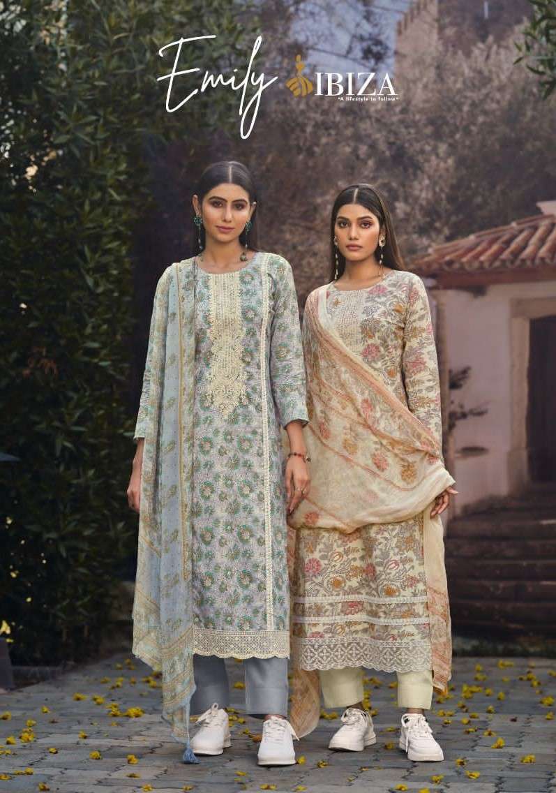 IBIZA EMILY PURE LAWN COTTON EMBROIDERY SALWAR KAMEEZ AT WHO...
