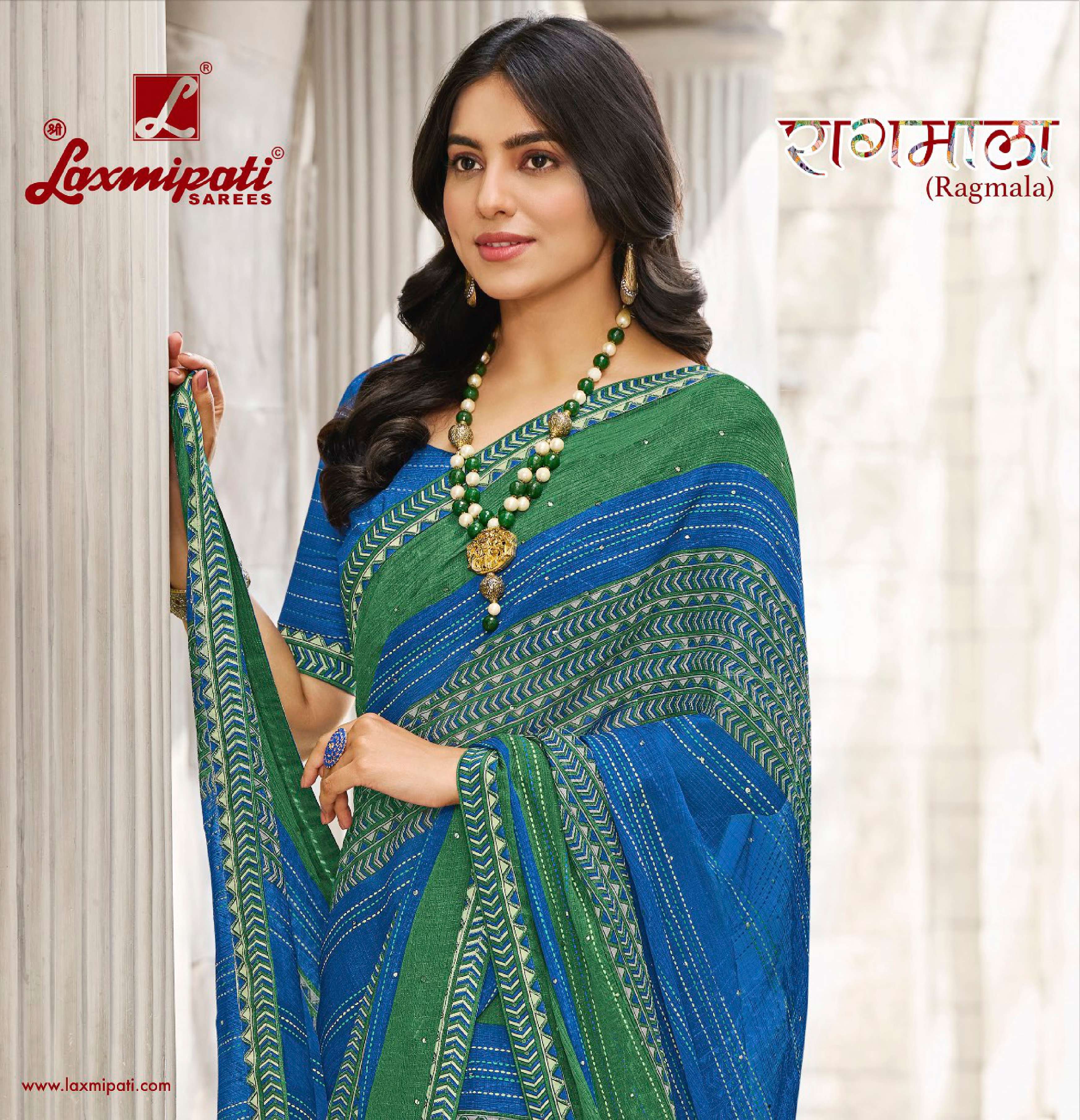 Laxmipati Ragmala Georgette with fancy Look saree collection...