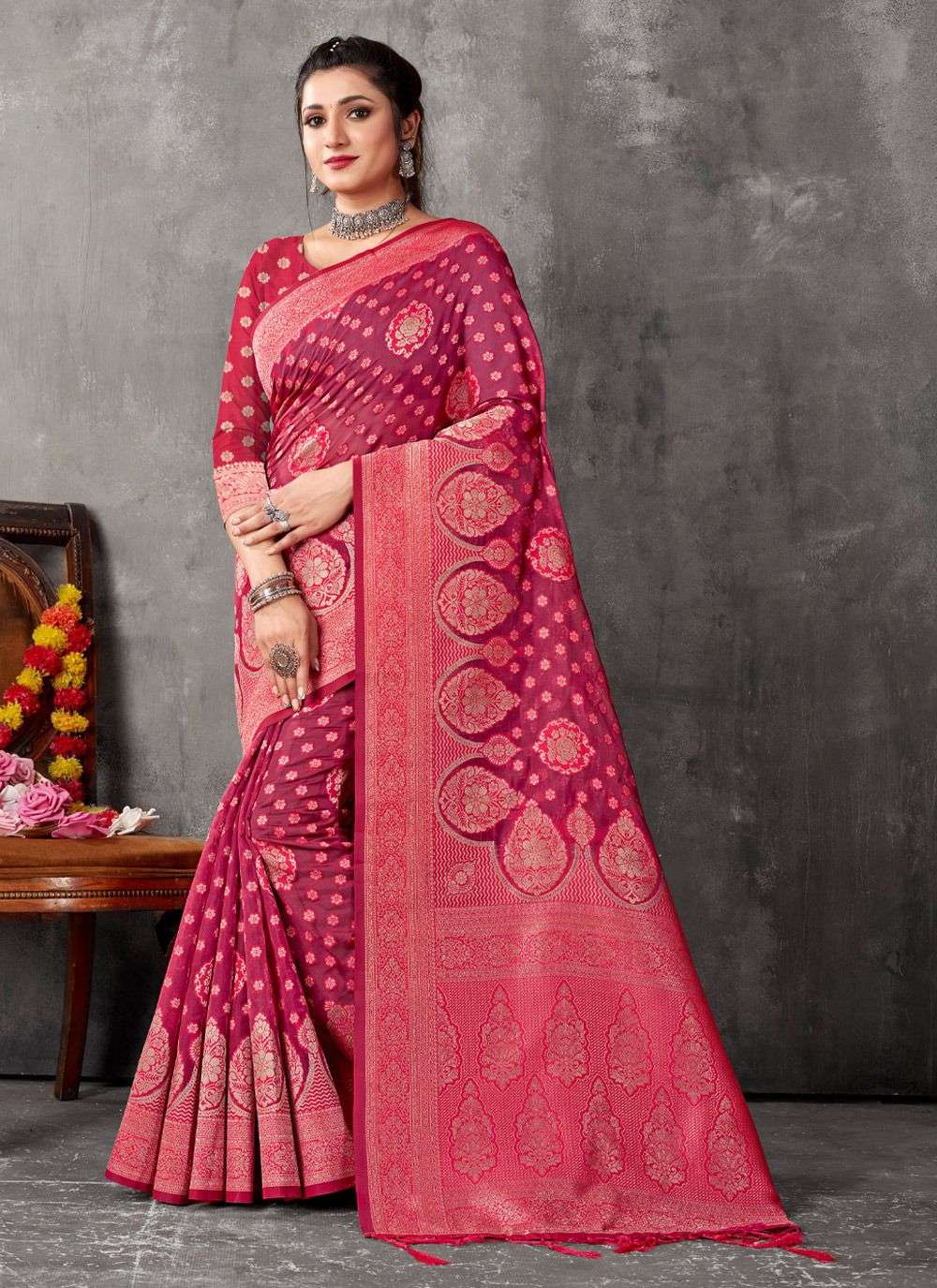 MADHUMATI organza with weaving design saree collection
