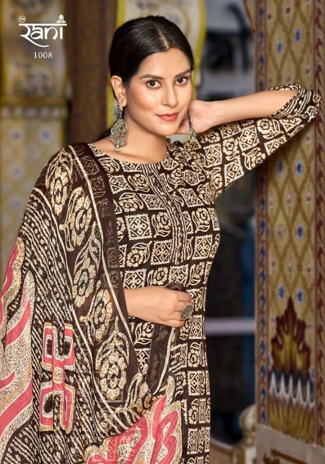 RANI RED ROSE VOL 1 CAPSULE FOIL PRINTED STITCHED SUITS AT W...