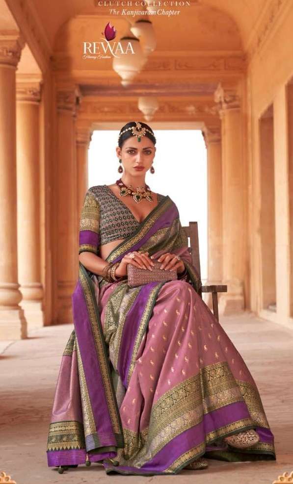 Rewaa Fashion Prasang Kanjivaram Silk with Patola Design BLo...
