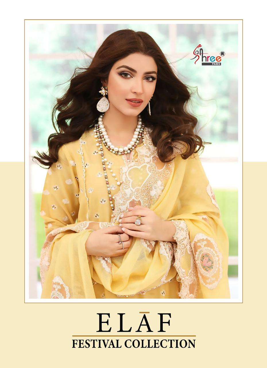 SHREE FABS ELAF FESTIVAL COLLECTION COTTON WITH EMBROIDERY S...