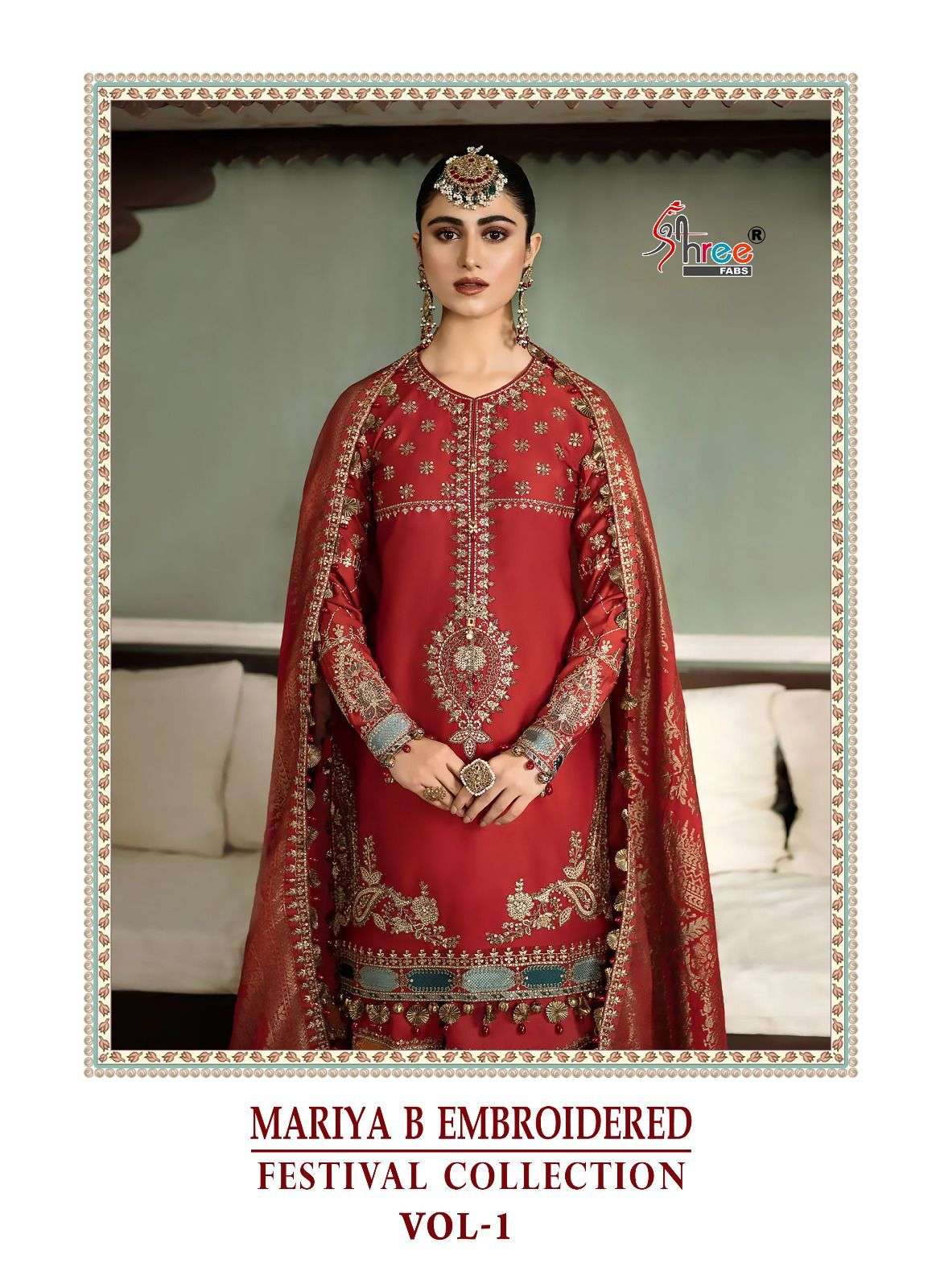 SHREE FABS MARIAB FESTIVAL COLLECTION VOL 1 PURE RAYON COTTO...
