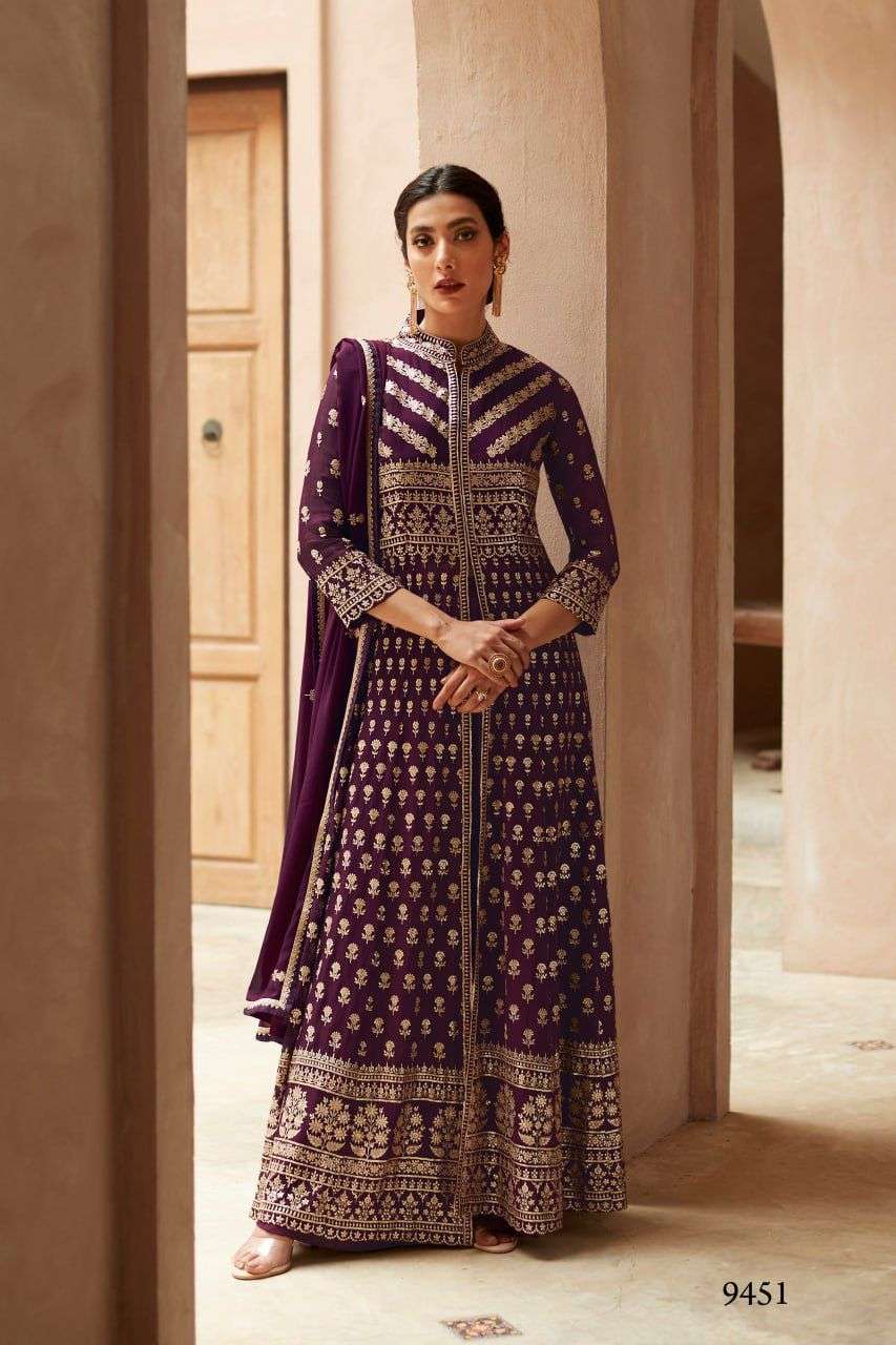 AASHIRWAD CREATION ANANYA HEAVY FAUX GEORGETTE STITCHED SUIT...