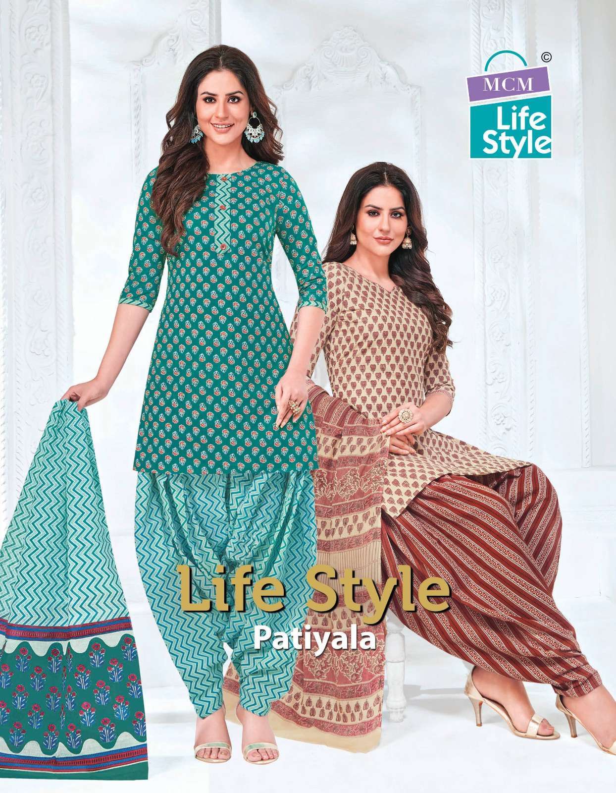 Life style Patiyala vol 4 Cotton with printed fullystich sal...